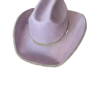 Lavender Rhinestone Hat